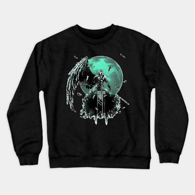 The Angel Villain Crewneck Sweatshirt by SkyfrNight